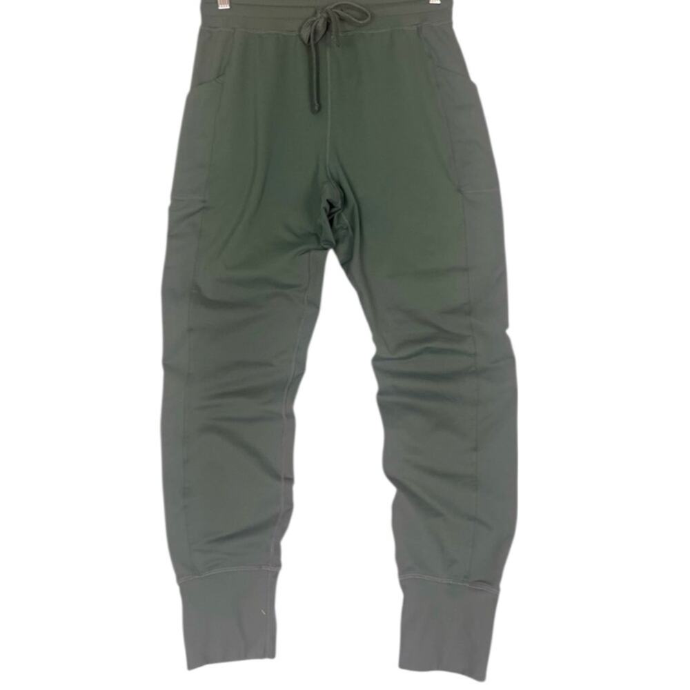 Fabletics Joggers Womens Medium Dark Green Activewear Athleisure Casual Gym